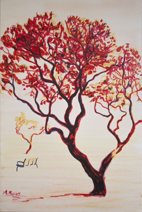 The Watcher by Connor McManus | Acrylic on canvas The Watcher